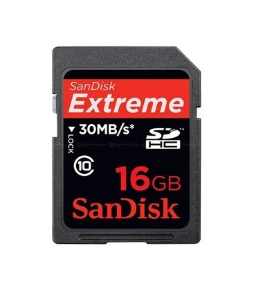 Sandisk Extreme III - SDHC 16GB card