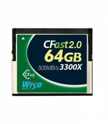 Wise WI-CFAST-0640 - CFast 2.0 Card 3300X green 64 GB