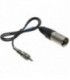 Sennheiser - CL-100 1/8" Male Mini Jack to XLR-Male Connector Cable 