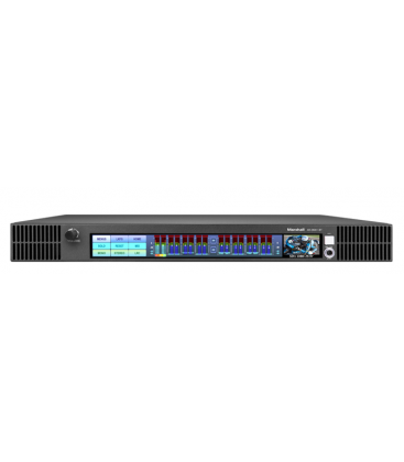 Marshall AR-DM61-BT - 1RU 64-Channel Digital Audio Monitor with Live video touchscreen panel