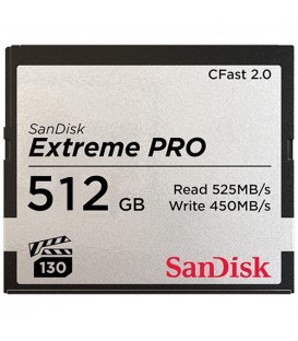 Sandisk - CFast ExtremePro 525MB/s 512GB