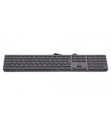 LMP KB_FR_sp - USB keyboard KB-1243 with numeric keypad, France (AZERTY) layout, Space gray