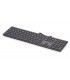 LMP KB_FR_sp - USB keyboard KB-1243 with numeric keypad, France (AZERTY) layout, Space gray