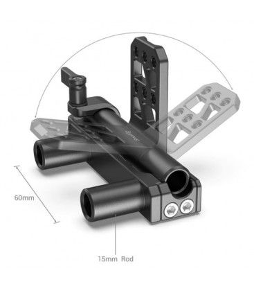SmallRig MD2802 - Dual 15mm Rod Battery Hinge