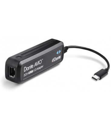 Audinate ADP-USBC-AU-2X2 - Dante AVIO USB-C IO 2 In 2 Out Adapter 2x2