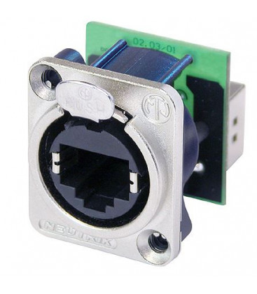 Contrik NE8FDP - RJ45 feedthrough receptacle