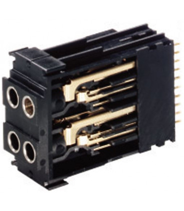 Contrik NJ3TTA-4-HNB - Blocks of 2 pre-configured jack-pairs, half normalled bottom row