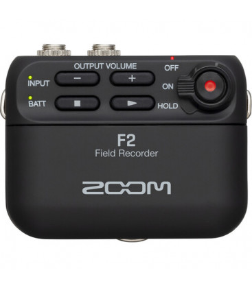 Zoom F2 Black - Field Recorder & Lavalier Microphone