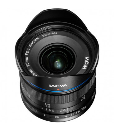Laowa VE7520MFTAEBLK - 7.5mm f/2 MFT (Auto Aperture)