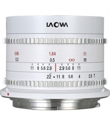 Laowa VE929RFCW - 9mm T2.9 Zero-D Cine (White)