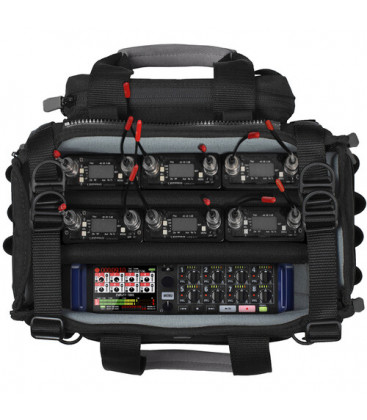 Portabrace AO-1SILENTH - Lightweight and Silent Audio Organizer Case with Audio Harness