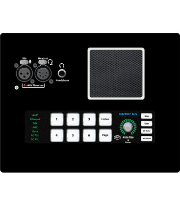 Sonifex AVN-TB6D - 6 Button Talkback Intercom, Desktop