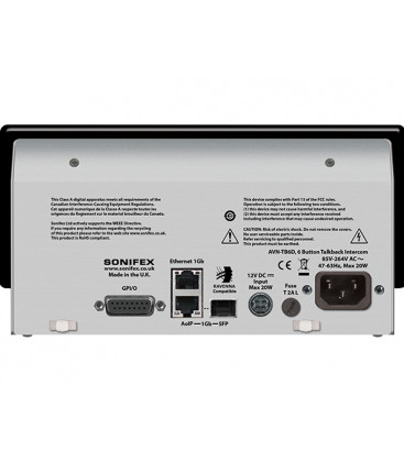 Sonifex AVN-TB6D - 6 Button Talkback Intercom, Desktop