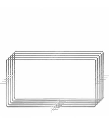 TSF-Factory CINE-ACS-LUM-013 - Bended Aluminium Frames (122 x 200 cm)