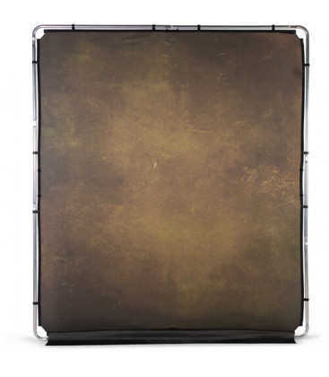 Lastolite LL LB7924 - EzyFrame Vintage Background Kit 6.5 x 7.5' (Olive)