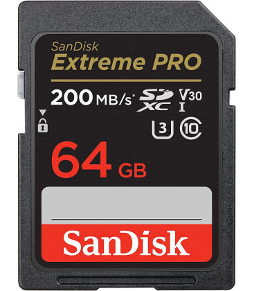 Sandisk SDSDXXU-064G-GN4IN - Extreme Pro 200MB/s SDXC 64GB