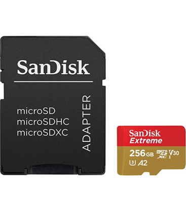 Sandisk SDSQXAV-256G-GN6MA - Extreme 190MB/s microSDXC 256GB