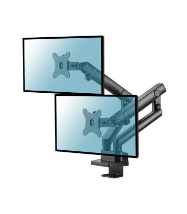 Kimex 015-2302 - Full Motion Desktop Support 2 PC Monitors 13"-32"