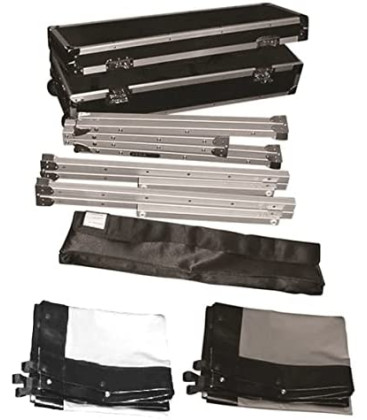 Kimex 046-3020K - Projection Screen Suitcase 6.10x3.43m 16: 9 Front + Rear