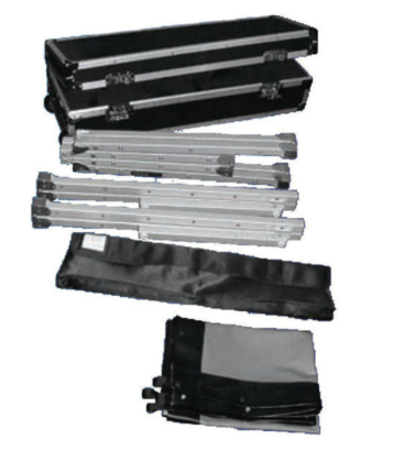 Kimex 046-2020K - Projection Screen Suitcase 6.10x3.43m 16: 9 Rear Canvas