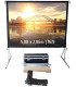 Kimex 046-1019K - Projection Screen 5.08x2.86m 16: 9 Front Canvas