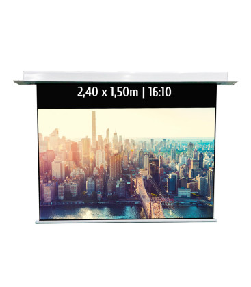 Kimex 048-1534W - Built-in Motorized Projection Screen 2.40x1.50m 16:10 Wi-Fi