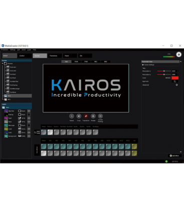 Panasonic AT-SFC10Z - Kairos Creator - GUI