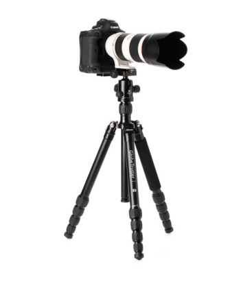 Mefoto MEBMGTABLK - GlobeTrotter Aluminum Travel Tripod Kit (Black)