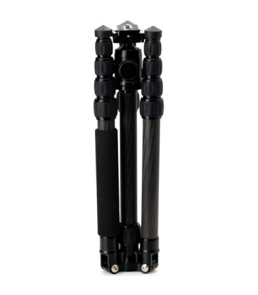 Mefoto MEBMGTCBLK - GlobeTrotter Carbon Fiber Travel Tripod Kit (Black)