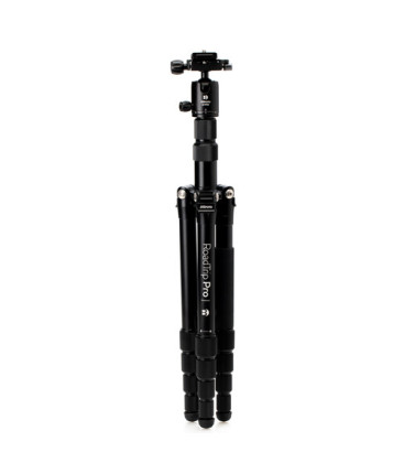 Mefoto MEBMRTPROABLK - RoadTrip Pro Aluminum Series 1 Travel Tripod with Ball Head and Monopod (Black)