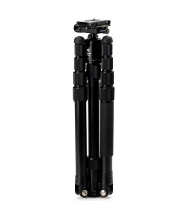 Mefoto MEBMRTPROABLK - RoadTrip Pro Aluminum Series 1 Travel Tripod with Ball Head and Monopod (Black)