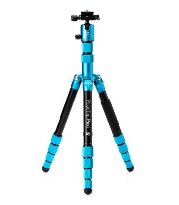 Mefoto MEBMRTPROABLU - RoadTrip Pro Aluminum Series 1 Travel Tripod with Ball Head and Monopod (Pacific Blue)
