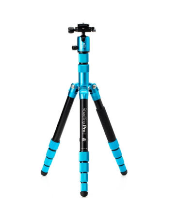 Mefoto MEBMRTPROCBLU - RoadTrip Pro Carbon Fiber Series 1 Travel Tripod with Ball Head and Monopod (Pacific Blue)