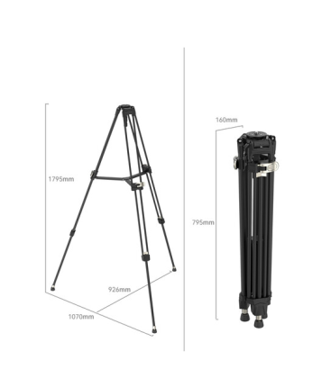 SmallRig 4164 - FreeBlazer Heavy-Duty Aluminum Alloy Tripod AD-80