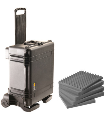 Pelicase 016100-0009-110E - 1610M Large Case with Foam, Black