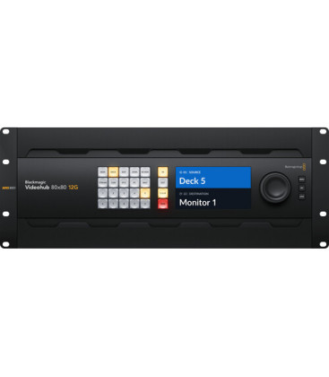 Blackmagic BM-VHUBSMAS12G8080 - Videohub 80x80 12G Zero-Latency Video Router 