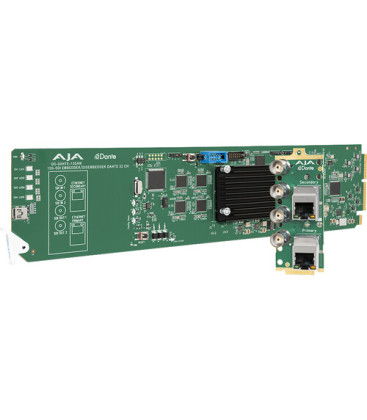 AJA OG-DANTE-12GAM - Dual 12G-SDI/DANTE 64-Channel Embedder/Disembedder