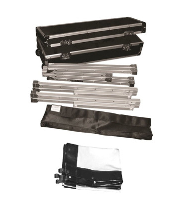 Kimex 046-1014K - Projection Screen Suitcase 2,03x1,14m 16: 9 Front Canvas