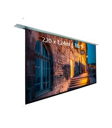 Kimex 048-1513W - Built-in Motorized Projection Screen 2.20x1.24m 16: 9 Wi-Fi