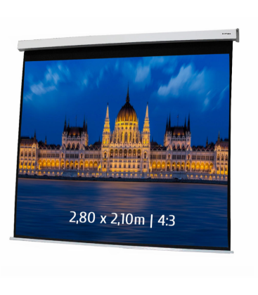 Kimex 042-3407 - Motorized Projection Screen 2.80x2.10m 4: 3