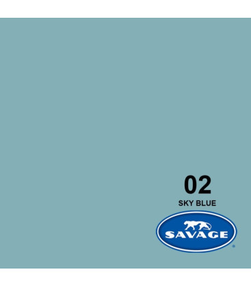 Savage SAV02-12 - Background Paper Sky Blue 2 ,72x11m