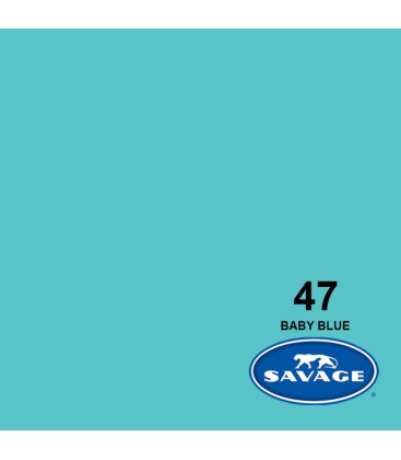 Savage SAV47-12 - Background Paper Baby Blue 2 ,72x11m