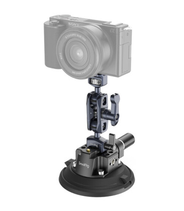 SmallRig 4236B - 4" Suction Cup Camera Mount Kit for Vehicle Shooting