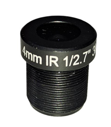 Marshall CV-4704.0-3MP - 4.0mm F2.6 3MP M12 Mount Lens (AOV approx. 85°)