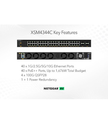 Netgear NGXSM4344C - Switch XSM4344C-100NES