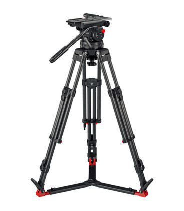 Sachtler 3014 - CF 150 EFP 2 Ground-Level Tripod System with Cine 30 Fluid Head