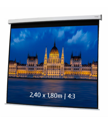 Kimex 042-3405 - Motorized Projection Screen 2.40x1.80m 4: 3