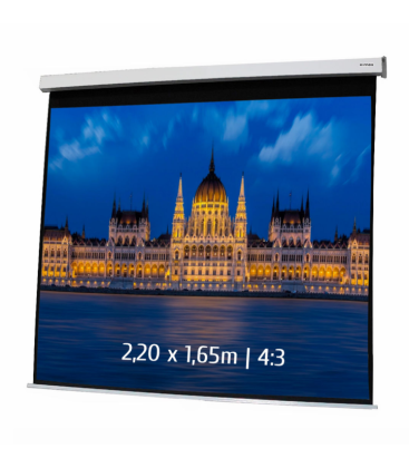Kimex 042-3404 - Motorized Projection Screen 2.20x1.65m 4: 3