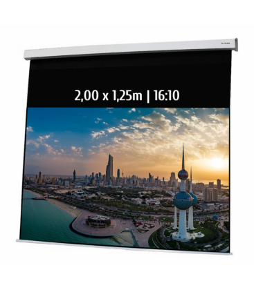 Kimex 042-3433 - Motorized Projection Screen 2.00 x 1.25m, 16:10 Format