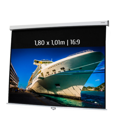 Kimex 041-3412 - Manual Projection Screen 1,80x1,01m 16: 9